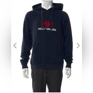 HELLY HANSON: Navy Blue Hoodie Men’s Large Hooded Sweatshirt